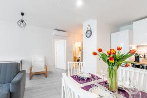 Kuchyňa alebo kuchynka v ubytovaní Bella Casa Premium Apartment - 30 Pszczelna
