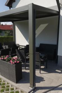 Patio nebo venkovní prostory v ubytování Apartmaji Anita