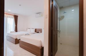 Postel nebo postele na pokoji v ubytování HoTel APOLLO VACATION