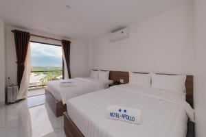 Postel nebo postele na pokoji v ubytování HoTel APOLLO VACATION