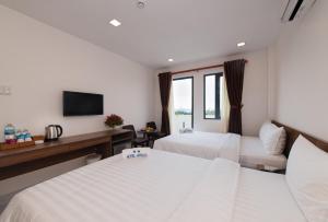 Postel nebo postele na pokoji v ubytování HoTel APOLLO VACATION