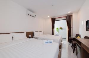 Postel nebo postele na pokoji v ubytování HoTel APOLLO VACATION