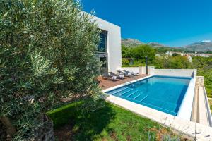 Πισίνα στο ή κοντά στο Villa Lu sea view & SPA