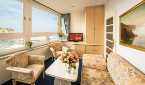 Posezení v ubytování Strandhotel Monbijou GmbH garni