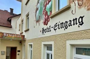 Certifikát, hodnocení, plakát nebo jiný dokument vystavený v ubytování Gasthof Rebstock