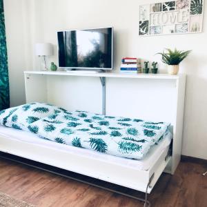 Postel nebo postele na pokoji v ubytování Eifel-House - FeWo