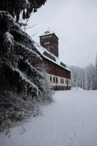 Berghotel Bärenstein v zimě