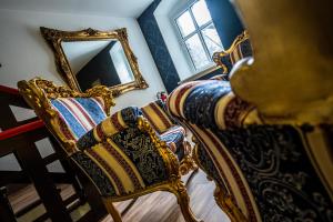 Posezení v ubytování Berghotel Bärenstein