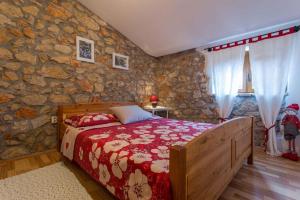 Postel nebo postele na pokoji v ubytování Holiday home in Polje - Krk - Insel Krk 36486