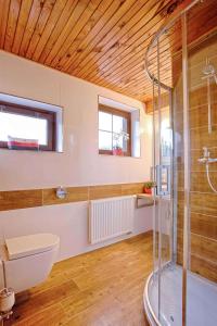 Koupelna v ubytování Holiday home in Harrachov 33511