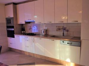Kuchyň nebo kuchyňský kout v ubytování Apartment in Jasenice 35406