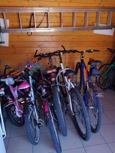 バラトンフェニヴェシュにあるHoliday home in Balatonfenyves 27939の自転車の一団