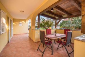 Balkón nebo terasa v ubytování Apartments in Krk/Insel Krk 26807