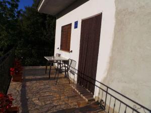 Balkón nebo terasa v ubytování Studio in Plomin Luka - Istrien 8881