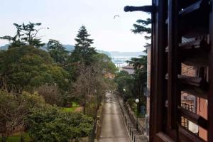 a view from a window of a street at Apartment in Rovinj/Istrien 11735 in Rovinj