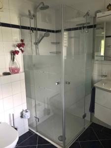 Koupelna v ubytování Holiday home in Beelitz 2608
