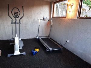Fitness centrum a/nebo fitness zařízení v ubytování Holiday home in Dobrec 15114