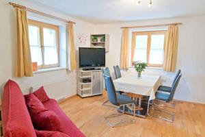 Televízia a/alebo spoločenská miestnosť v ubytovaní Apartment in Schlitters with One-Bedroom 1