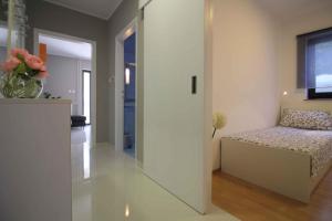 Postel nebo postele na pokoji v ubytování Apartment in Porec - Istrien 10194