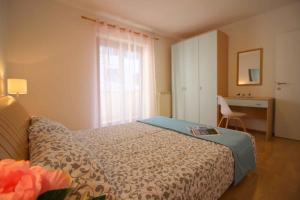 Postel nebo postele na pokoji v ubytování Apartment in Porec - Istrien 10194