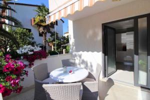 Balkón nebo terasa v ubytování Apartment in Porec - Istrien 10194