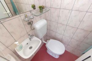 Koupelna v ubytování Apartment Slatine 6