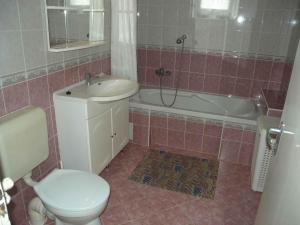 シオーフォクにあるApartment in Siofok/Balaton 19992のバスルーム(トイレ、洗面台、バスタブ付)