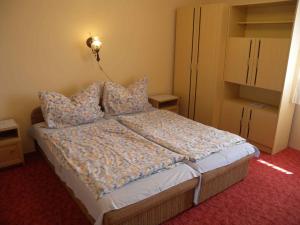 Ein Bett oder Betten in einem Zimmer der Unterkunft Apartment Balatonmariafurdo 11