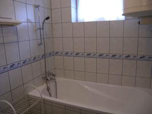 A bathroom at House and Apartment Balatonmariafürdo 19319