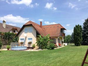 A garden outside Apartment in Balatonbereny/Balaton 18047