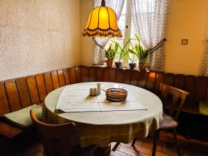Posezení v ubytování Landhotel Waldschänke
