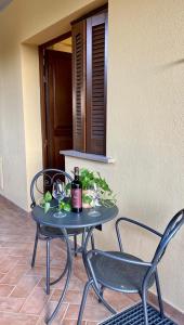 Balkoni atau teres di Hotel Ristorante Le Querciolaie dei Ricci