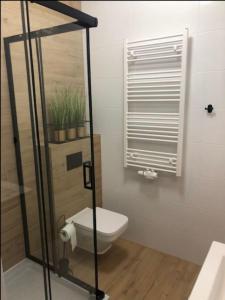 Ένα μπάνιο στο Apartament BŁĘKITNA LAGUNA
