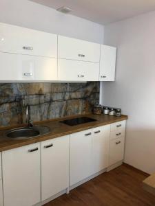 Kuchyňa alebo kuchynka v ubytovaní Apartament i pokoje Szalawa