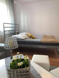 Posteľ alebo postele v izbe v ubytovaní Apartament i pokoje Szalawa