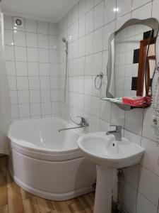 Ванна кімната в Готель "Монастирський"