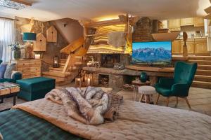 Posedenie v ubytovaní Witkówka WILD Luxury Apartments - Sauna & SPA x Adults Only