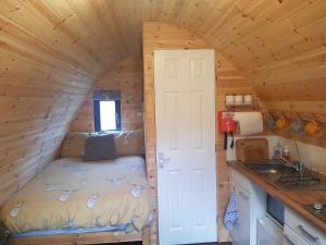 Virtuve vai virtuves zona naktsmītnē Strathyre Camping Pods