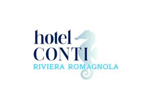 un logo pour un complexe hôtelier dans l'établissement HOTEL CONTI, à San Mauro a Mare