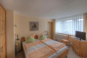 TV a/nebo společenská místnost v ubytování Aparthotel Klara