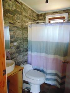 Koupelna v ubytování Cabañas Casa Torres