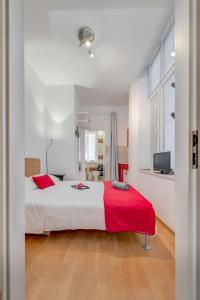Posteľ alebo postele v izbe v ubytovaní Apartments Riva Lucija by Litto