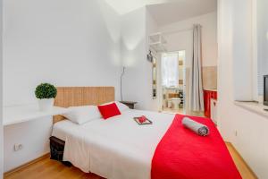 Posteľ alebo postele v izbe v ubytovaní Apartments Riva Lucija by Litto