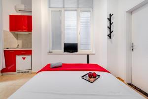 Posteľ alebo postele v izbe v ubytovaní Apartments Riva Lucija by Litto