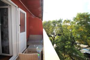 Balkón nebo terasa v ubytování Apartment Agata in city center