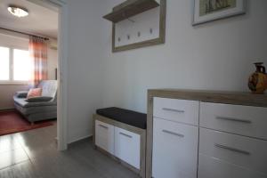 Kuchyň nebo kuchyňský kout v ubytování Apartment Agata in city center