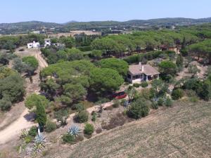 an aerial view of a house with trees at Belvilla by OYO La Barraca in Palafrugell