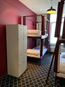 Postelja oz. postelje v sobi nastanitve Safestay Brussels Grand Place