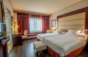 Postel nebo postele na pokoji v ubytování Hotel Andalucía Center