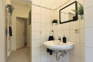 Ένα μπάνιο στο Apartment Waldstraßenviertel +18 φωτογραφίες